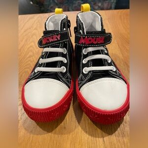 Disney Mickey Mouse Black and Red Kids Sneakers